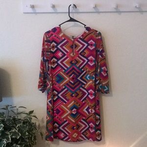 Mini dress with midi sleeves